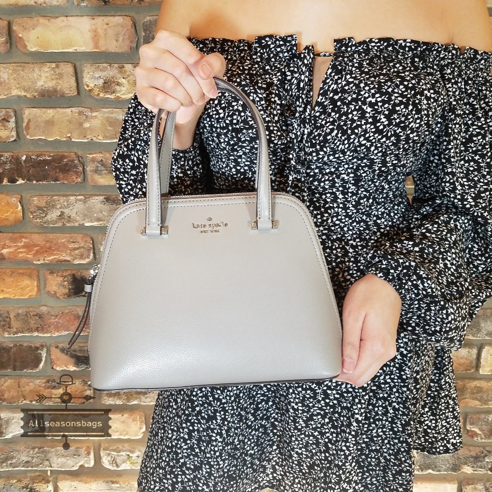 Kate Spade Small dome satchel Patterson drive Gray